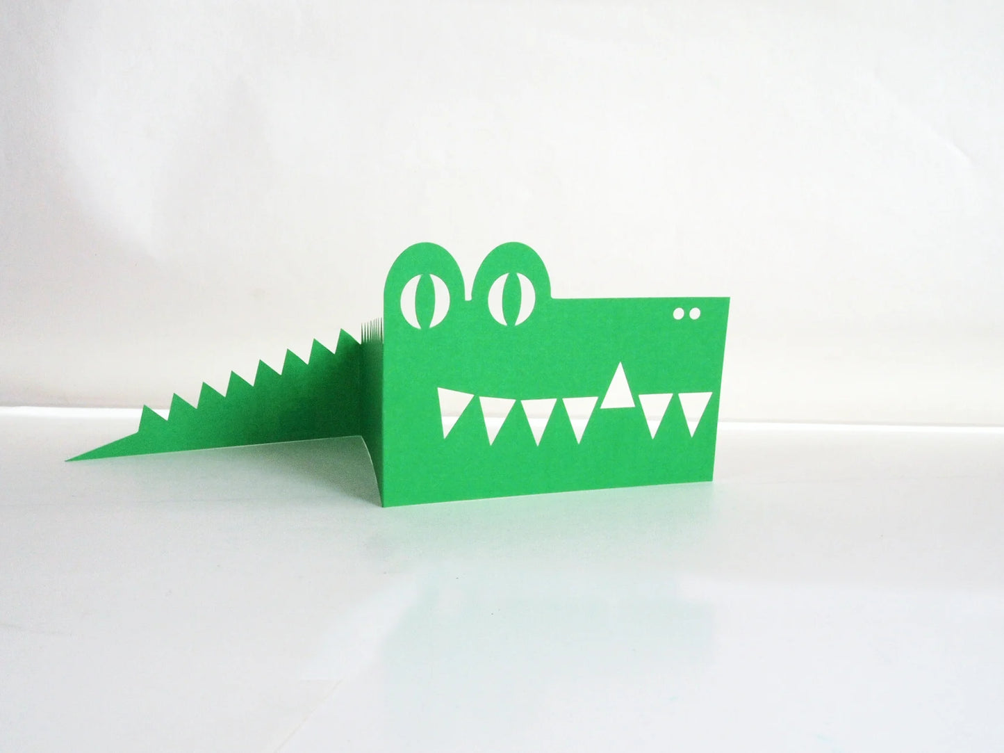 2x Crocodile Cards