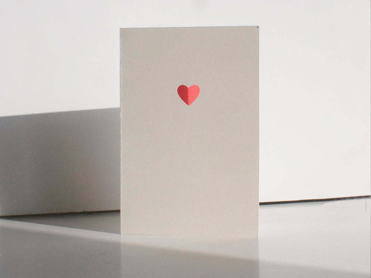x 2 Heart Cards