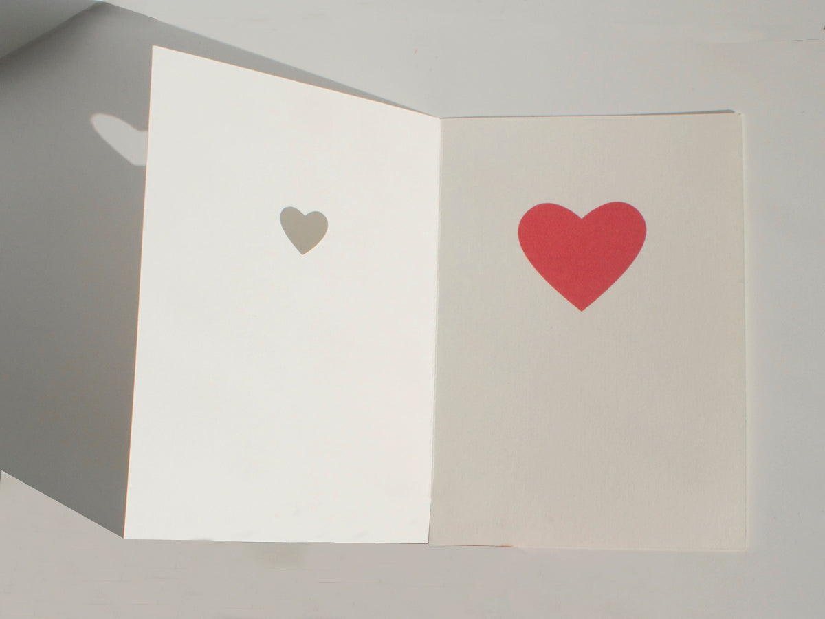 x 2 Heart Cards