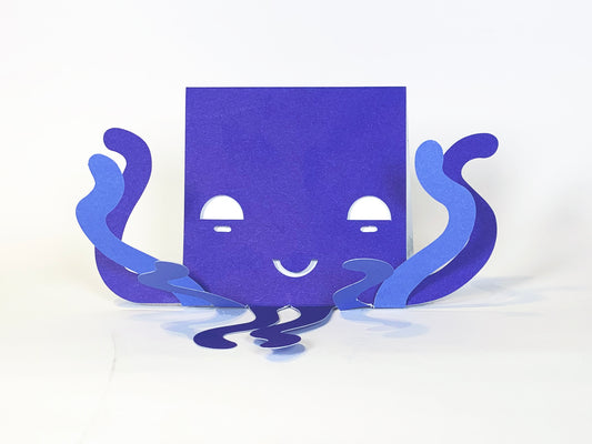 Two Octopus Cards - Multi-handed Wave Hallo!