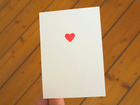 x 2 Heart Cards